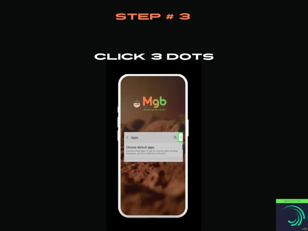 Visual representation on the mobile phone screen on How to download Alight Motion 3.9.0 mod APK Step 3. Click 3 dots.