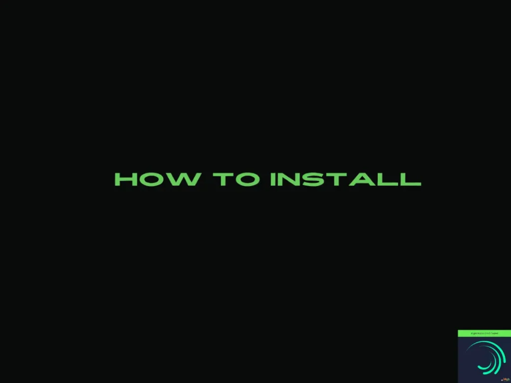 Guide on How to install Alight Motion 3.9.0 mod APK.