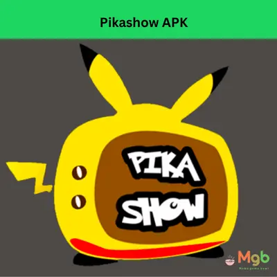 Pikashow APK Feature image with logo.