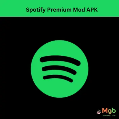 Spotify Premium Mod APK text said the latest Spotify Premium Mod APK, no subscription fee
