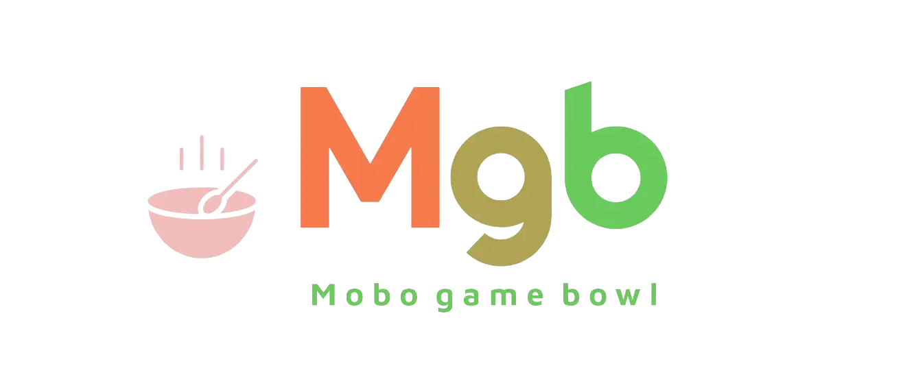 Logo of mobogamebowl.com with text said MGB Mobo Game Bowl