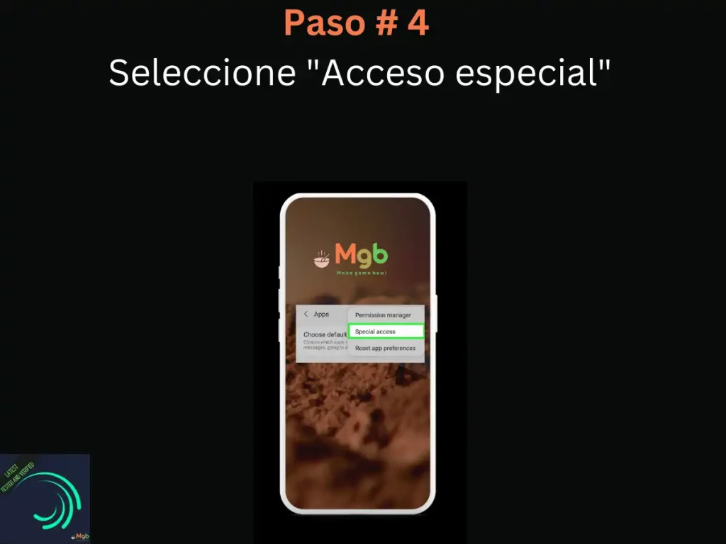 Representación visual en la pantalla del teléfono móvil en Cómo descargar Alight Motion Mod APK Paso 4 Acceso especial.
